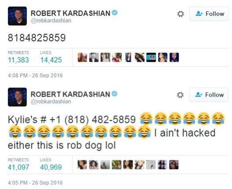 leaked celebrity phone numbers|Kylie Jenner, Rob Kardashian: Celebs Whose Phone Numbers。